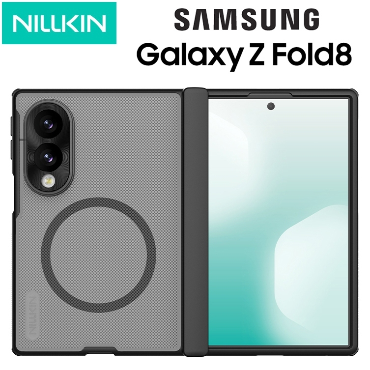 NILLKIN Magsafe เคสสำหรับ Samsung Galaxy Z Fold 8 / Z Fold8 เคสแม่เหล็ก เคสกันกระแทก เคสป้องกันสันเครื่อง Super Frosted