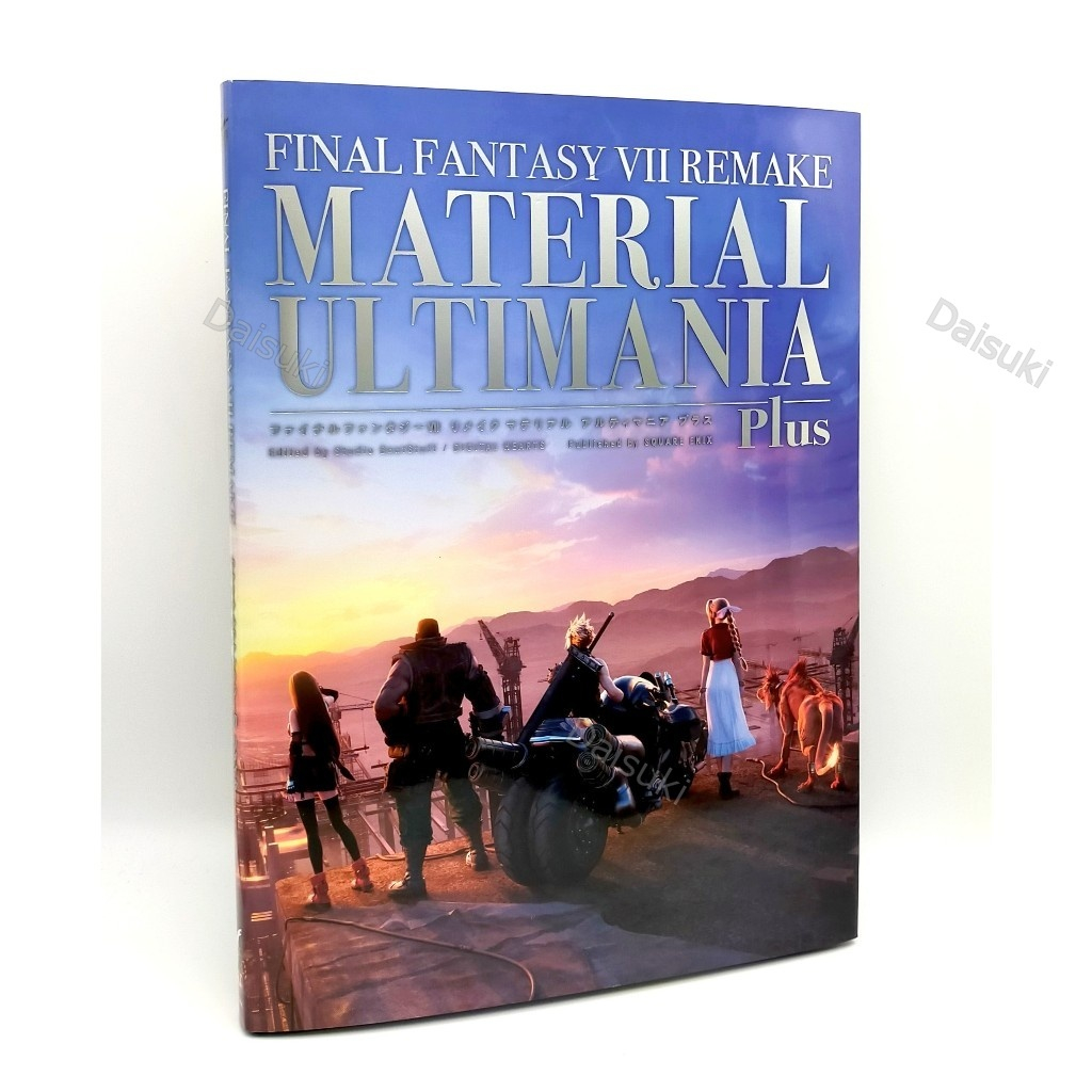 Final Fantasy Vii Remake Material Ultimania Plus Ff7 หนังสือคู่มือเกม Square Enix
