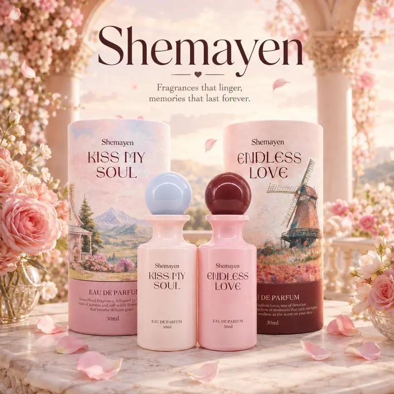 Shemayen น้ำหอม 30ml มี 2 กลิ่นให้เลือก หอมหวานละมุน ติดทนนาน Eau De Parfum ขวดสวยหรู พกพาง่าย เหมาะใช้ประจำวันและออกเดต