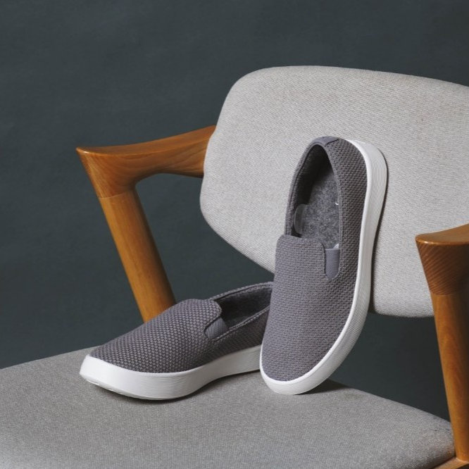 Allbirds حذاء رجالي Cruiser Slip On — رمادي — صورة 8