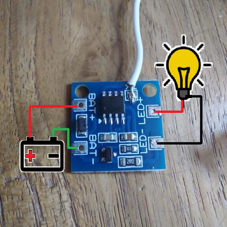 วงจรสัมผัส DIY ระบบสัมผัส เปิด/ปิด หรี่ไฟ เพิ่มแสงได้ สำหรับโคมไฟ LED 3v-5v ให้พร้อมตัวสัมผัส
