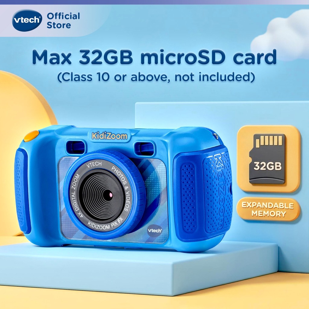 VTech كاميرا أطفال KidiZoom FUN FX ‏16 ميغابكسل — صورة 5
