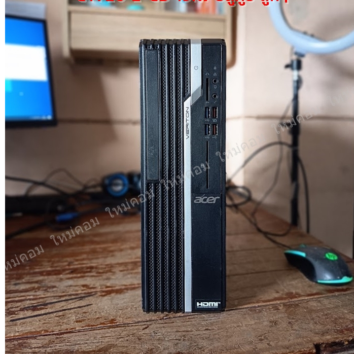 (ใหม่คอม) คอม Acer Core i3-8100 3.60 GHz DDR4 8 GB SSD 120 GB+SATA 640 GB GT720 2 GB ไวไฟ บลูทูธ ถูก