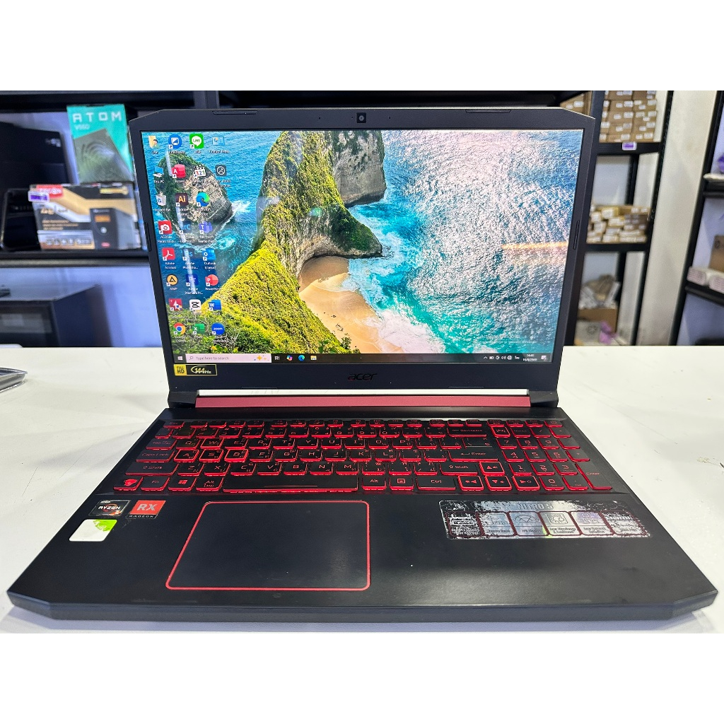 (Notebookมือสอง)  ACER NITRO 5 AN515-43 AMD Ryzen 5 3550H RX 560X 💻เครื่องสภาพดี🔥🔥