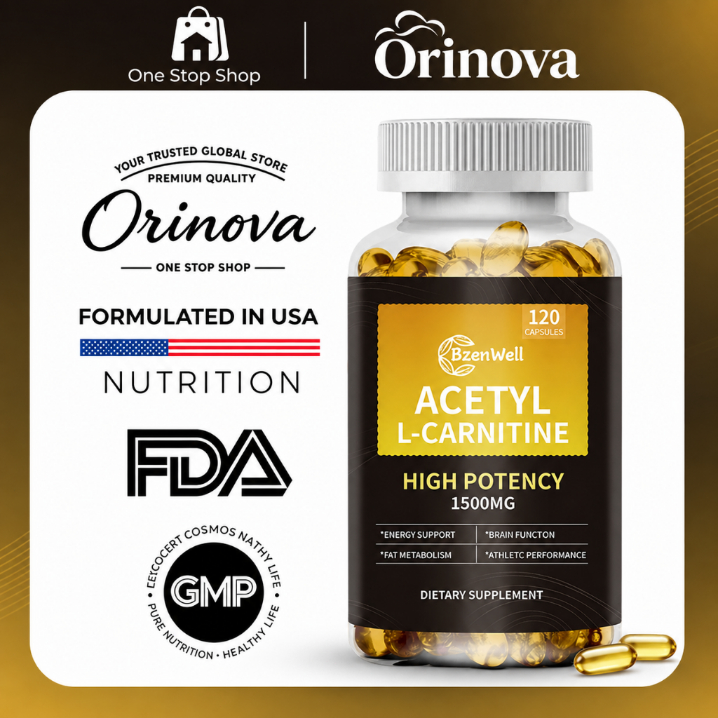 BzenWell Acetyl L‑Carnitine 1500mg อะเซทิลแอลคาร์นิทีน บำรุงพลังงาน รองรับการออกกำลังกาย สมาธิ [120 