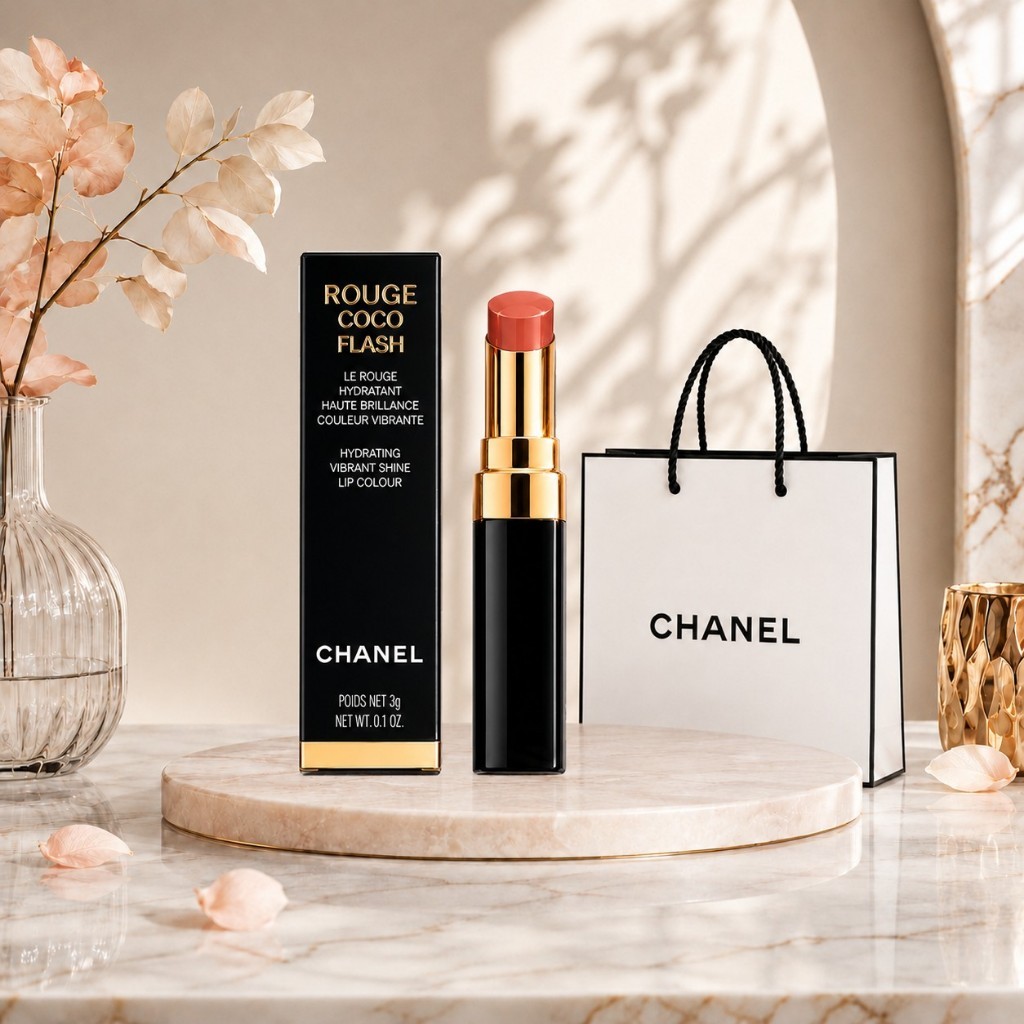 [ใหม่แกะกล่อง] Chanel Rouge Coco Flash ลิปสติกฉ่ำวาว รุ่นฮิต ชาแนลแท้ 3g หลายเฉดสี ระบุสีได้ พร้อมส่ง