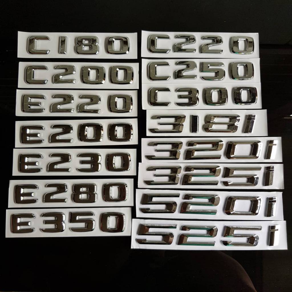 HISO-CARส่งจากกรุงเทพ LOGO C180 C200 E220 E200 E230 E280 E350 C220 C250 318i 320i 325i 520i 525i C24
