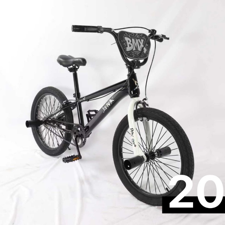 *จัดส่งแบบประกอบพร้อมปั่น100%* จักรยาน ZPARK BMX 20 นิ้ว มีที่พักเท้าหน้า-หลัง สไตล์ BMX