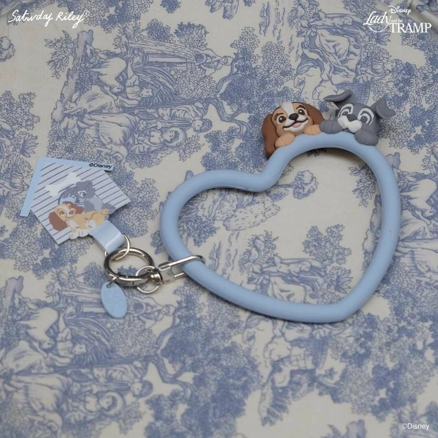 Multiring Couple Heart- Lady and the Tramp Collection  พวงกุญแจLady and the Tramp สายคล้องอเนกประสงค