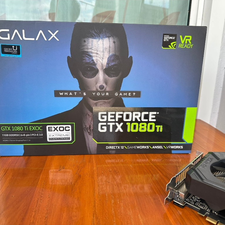 Galax Gtx 1080 Ti 11GB มือสอง มีกล่องครบ
