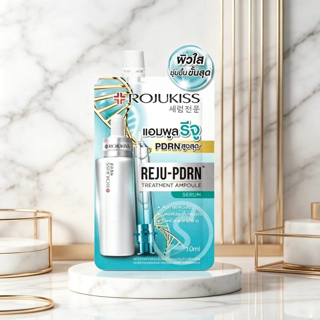 [1ซอง]ROJUKISS REJU-PDRN Treatment Ampoule Serum 10ml โรจูคิส แอมพูลเซรั่ม บำรุงผิวชุ่มชื้น อิ่มฟู กระจ่างใส