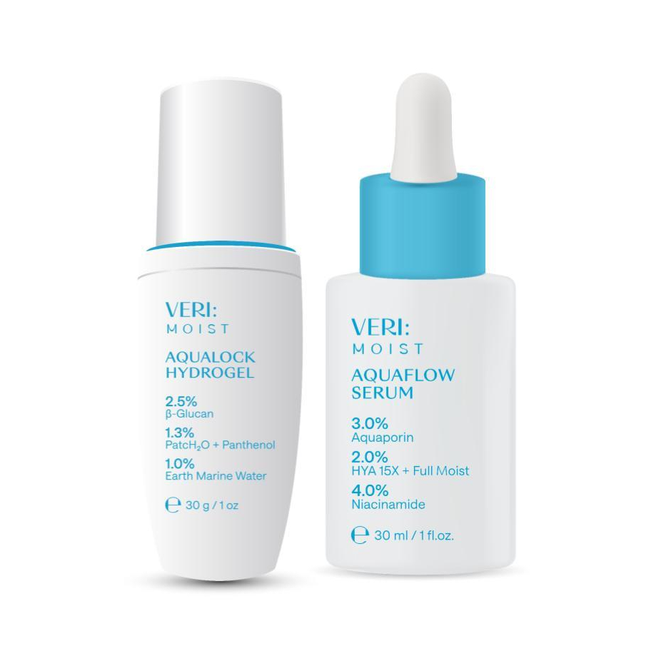 VERI Moist Aquaflow Serum 30 ml. + Aqualock Hydrogel 30 g. บูสต์ผิวชุ่มชื้น ผิวฉ่ำเซรั่ม — صورة 4