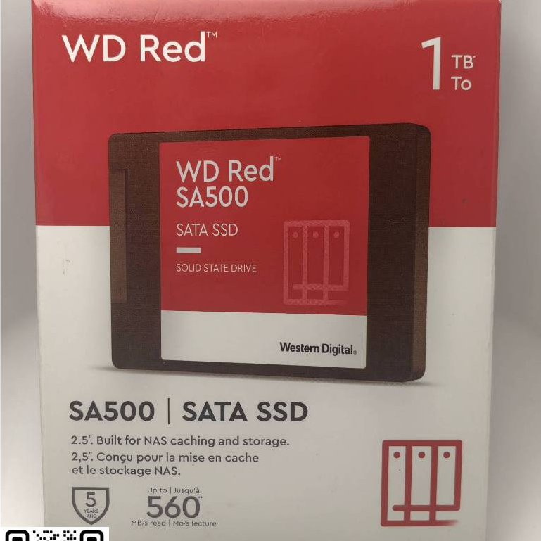 WD SSD RED NAS 2.5"1000GB 1TB SATA 3(6GB/S) WDS100T1R0A SA500 New