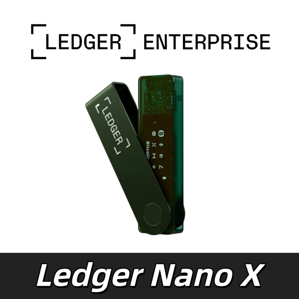 Ledger Nano X Crypto Cold Wallet, Bank‑Grade Security, Bluetooth USB‑C, Multi‑Crypto & NFT for PC & 