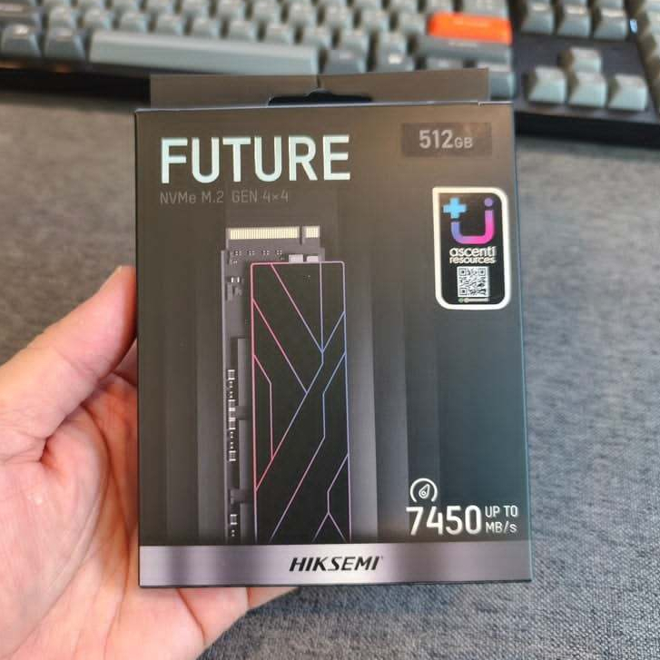 512 GB SSD M.2 PCIe 4.0 HIKSEMI FUTURE (HS-SSD-FUTURE 512G) NVMe M.2 2280 มือสอง ครบกล่อง ใช้งานปกติ
