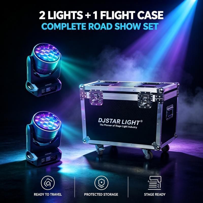 With tourcase MINI Bee Eye 2pcs in 1case /LED Stage Light/Clubs/Event/Dj Sound and Light/Stage equip