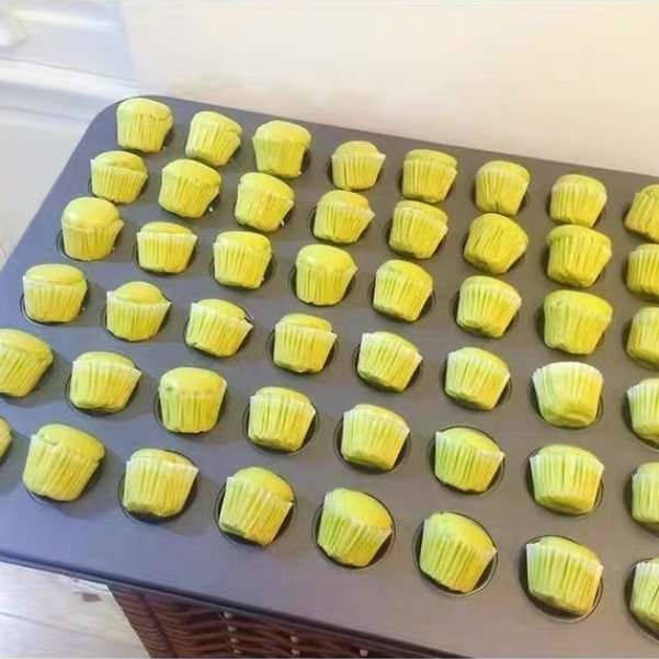 ทำเค้กกล้วยหอมจิ๋ว 48 หลุม ถาดอบเค้กจิ๋ว Mini Cake Mold ทำขนมหวาน ขนมจิ๋ว สำหรับเบเกอรี่และทำขนม DIY Homemade Snack