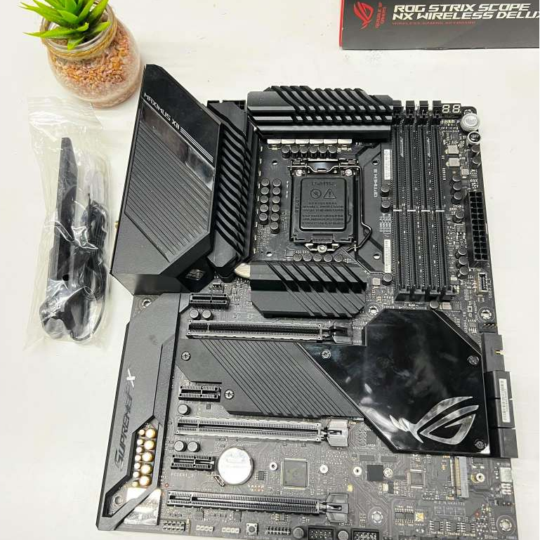 ASUS ROG Maximus XII Hero (Wi-Fi) (Z490 lga1200 gen10-11) ไม่มีกล่อง มีเสา wifi