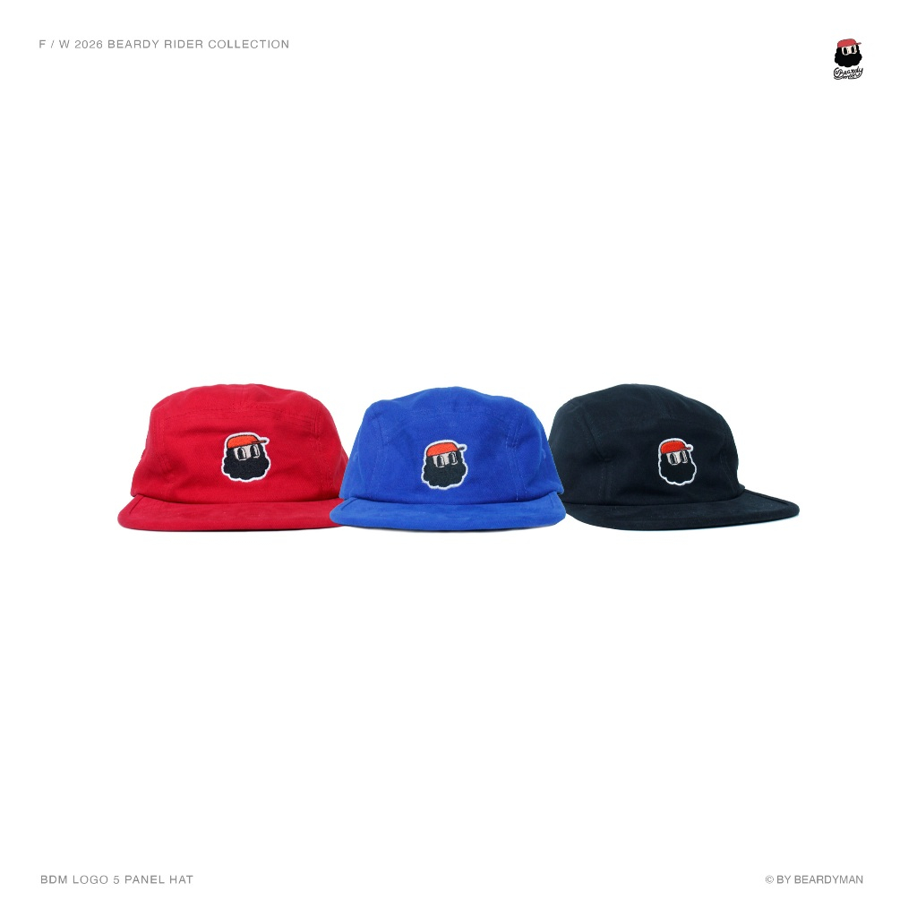 FW26 BDM LOGO 5 PANEL HAT