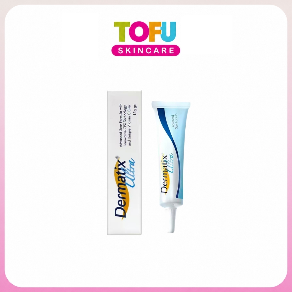 [สูตรใหม่]Dermatix Ultra Gel 15g เดอร์มาติกซ์ อัลตร้าเจล เจลซิลิโคนบำรุงผิว ช่วยปรับลักษณะรอยแผลเป็น รอยสิว รอยดำจากแผล