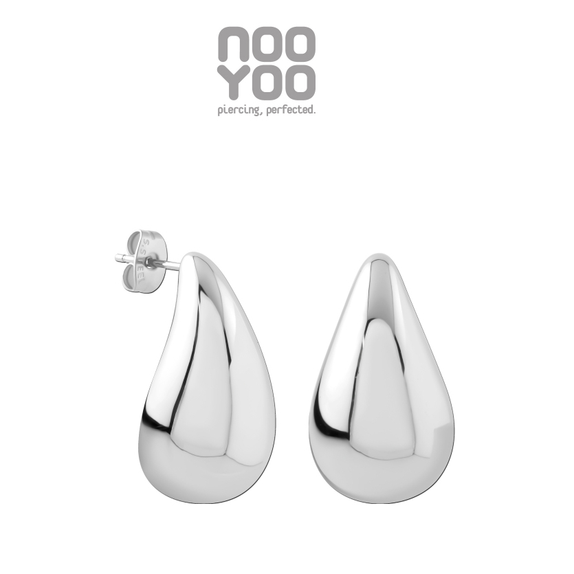 NooYoo حلق قطرة Puffy ستانلس جراحي