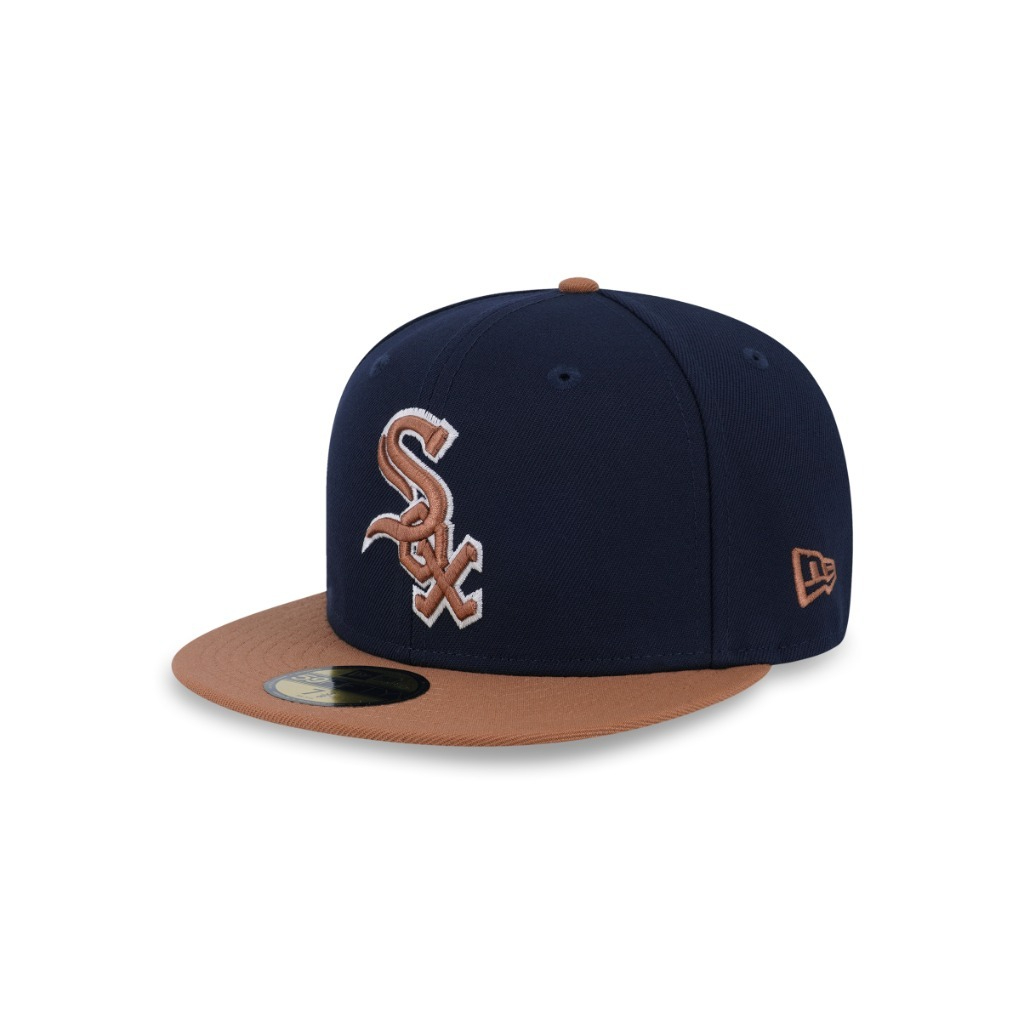 หมวกแก๊ป New Era รุ่น 59Fifty MLB Cooperstown Pack Chicago White Sox 2-Tone Bronze Visor Night Shift