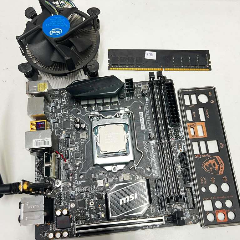 ชุด cpu mb itx พร้อมใช้งาน i7 7700k + z270i procanbon+ddr4 8g 2133+m.2 120g พร้อมใช้งาน