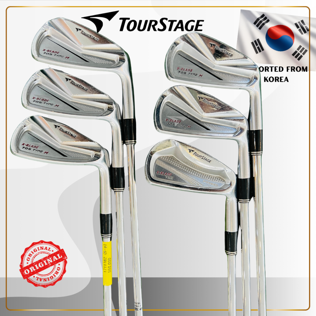 ✨(ไม้กอล์ฟมือสอง) TOURSTAGE X- Blade 705 6 Iron- for Man   Shaft : Dynamic Gold S200 - Flex S - Set 