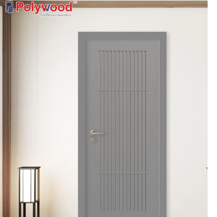 Polywood ประตู uPVC ใช้ภายนอก ภายใน (PJR 003)