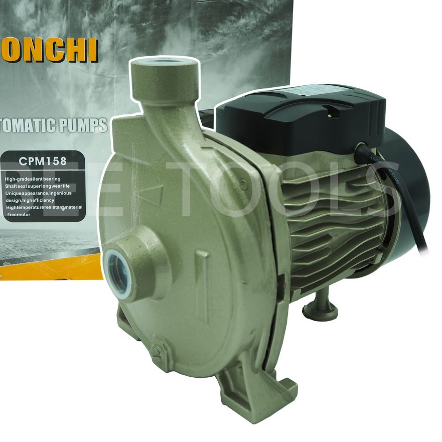 BONCHI ปั๊มน้ำหอยโข่ง ปั๊มน้ำ รุ่นCPM158 คอล์ยทองแดงแท้ ทนทาน