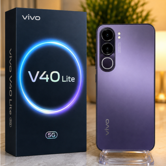 V40 Lite 5G 8GB+256GB โทรศัพท์มือถือ 5G AMOLED 120Hz กล้อง AI Aura Portrait ชาร์จเร็ว 80W IP64
