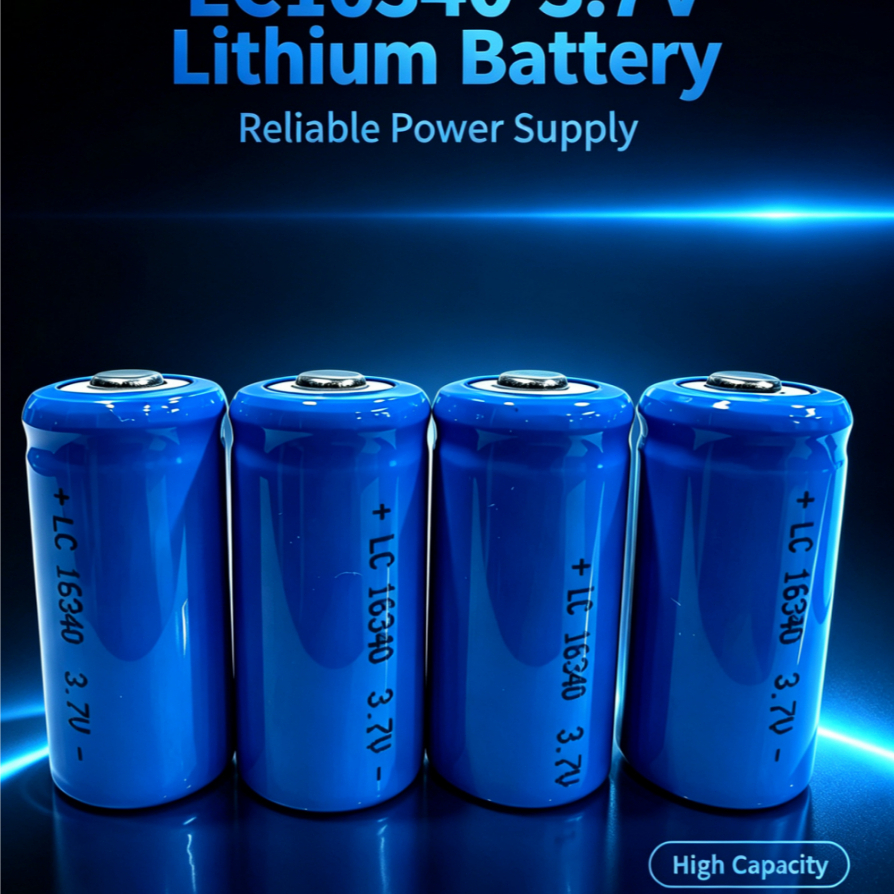 ถ่านชาร์จ Lithium เบอร์16340 / CR123A / LC16340、LR123A 3.7V 2500mAh1-5ก้อน charger Rechargeable Batt