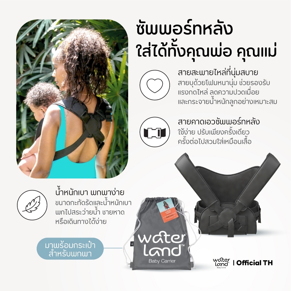 WaterLand حاملة أطفال مائية (4 أشهر - سنتان) — صورة 5