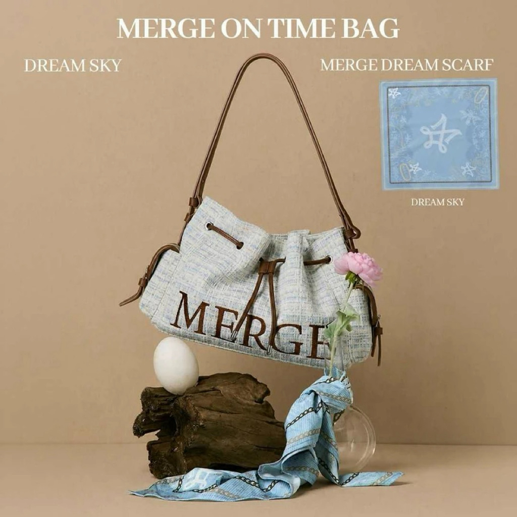 (ส่งต่อ มือ1)เเท้💯จากshop Merge On Time Bag : Dream Sky