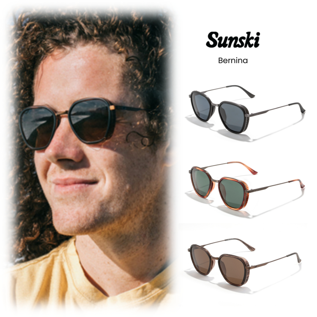 [SUNSKI] แว่นกันแดด เลนส์โพลาไรซ์ Polarized sunglasses รุ่น Bernina