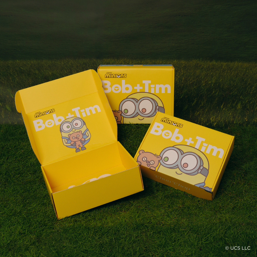 CHUUCHOP | Minions Box กล่องลายมินเนี่ยน กล่องพัสดุ กล่องใส่ของลายน่ารัก (ขนาด 13x39x30 cm) (PackingboxMN)