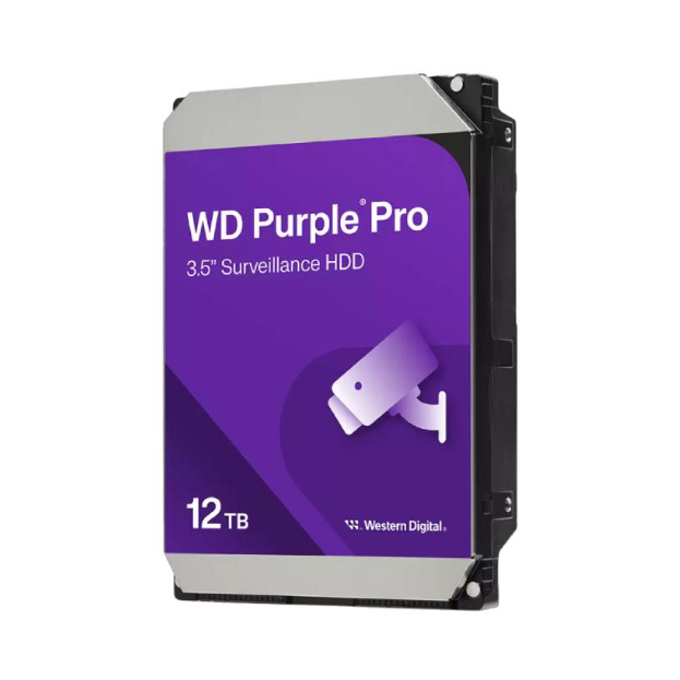 HDD WD 3.5" 12TB AV PURPLE PRO SATA 512MB 7200 RPM 5Y Model : WD122PURP-5YEAR