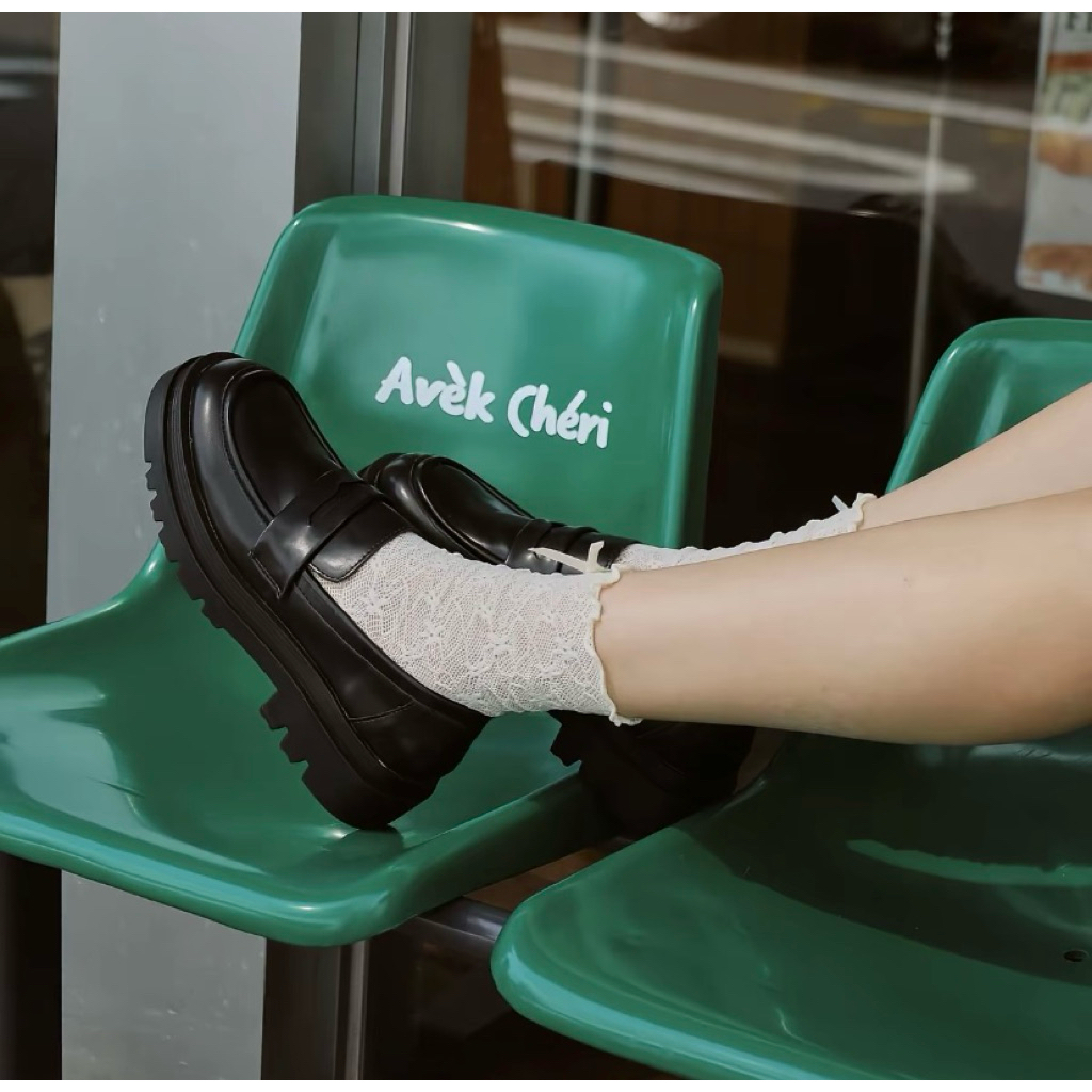 Minx รุ่น wynn รองเท้า loafer ไซส์ 38 สีดำ