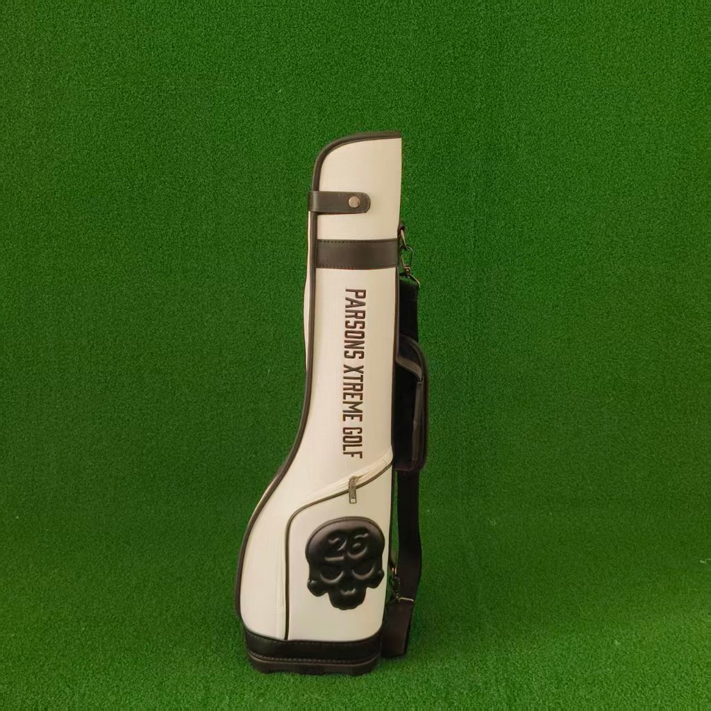 PXG Golf Bag ถุงกอล์ฟดีไซน์หรู สีขาวดำ กระเป๋าใส่ไม้กอล์ฟ พร้อมสายสะพาย ใช้งานง่าย PBX01