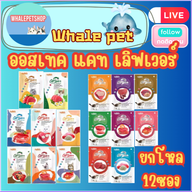 Ostech Cat Lover ออสเทค แคท เลิฟเวอร์ อาหารเปียกแมวในเยลลี่ & น้ำเกรวี่ [ยกโหล 12 ซอง]