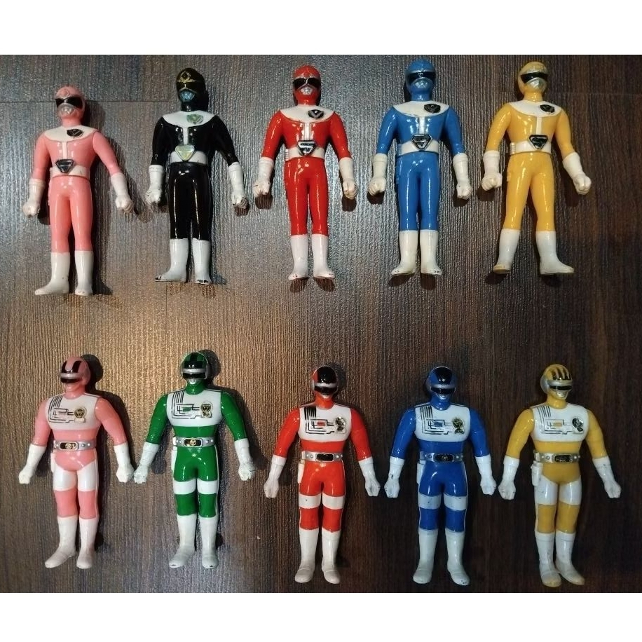353  POPY Sofubi Goggle V / Bioman FULL SET