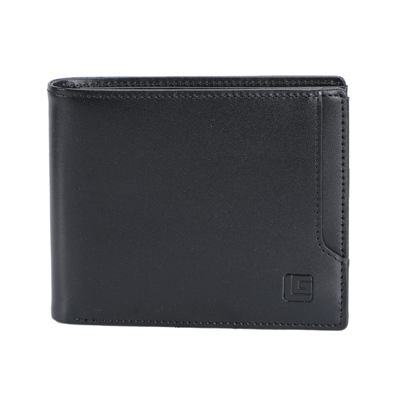 Guy Laroche กระเป๋าสตางค์หนัง 8 การ์ด สีดำ รุ่น MGW08918W6BLS
