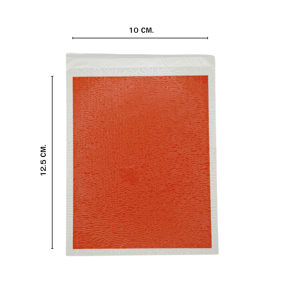 PDC-321 กระดาษ decal สีขนาด A6  สีส้ม (Orange Decal Paper)