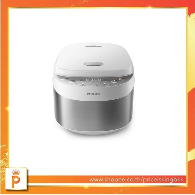 Philips Digital Rice Cooker หม้อหุงข้าวอเนกประสงค์ระบบคอมพิวเตอร์ HD3170/35