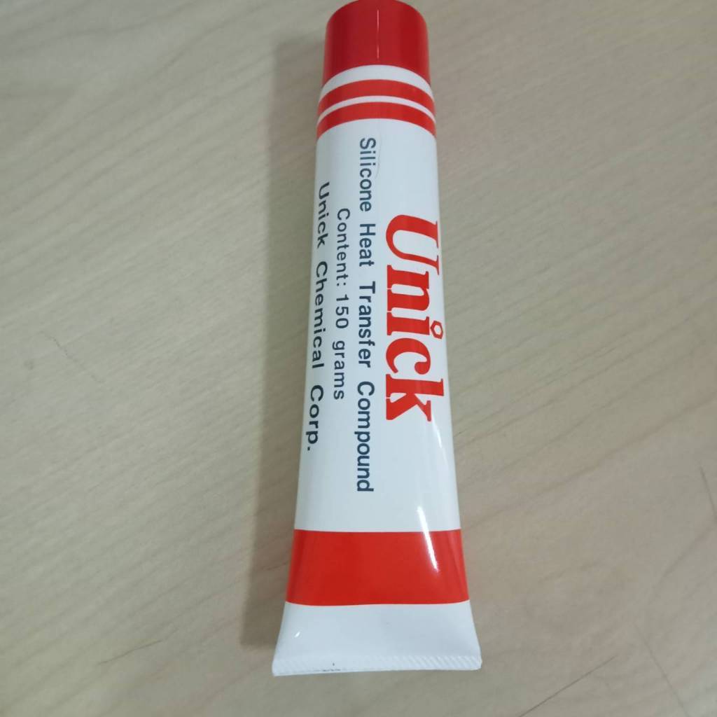 Unick Silicone Heat Transfer Compoud ซิลิโคน ระบาย ความร้อน สำหรับงานอิเล็คทรอนิคส์ 150g.