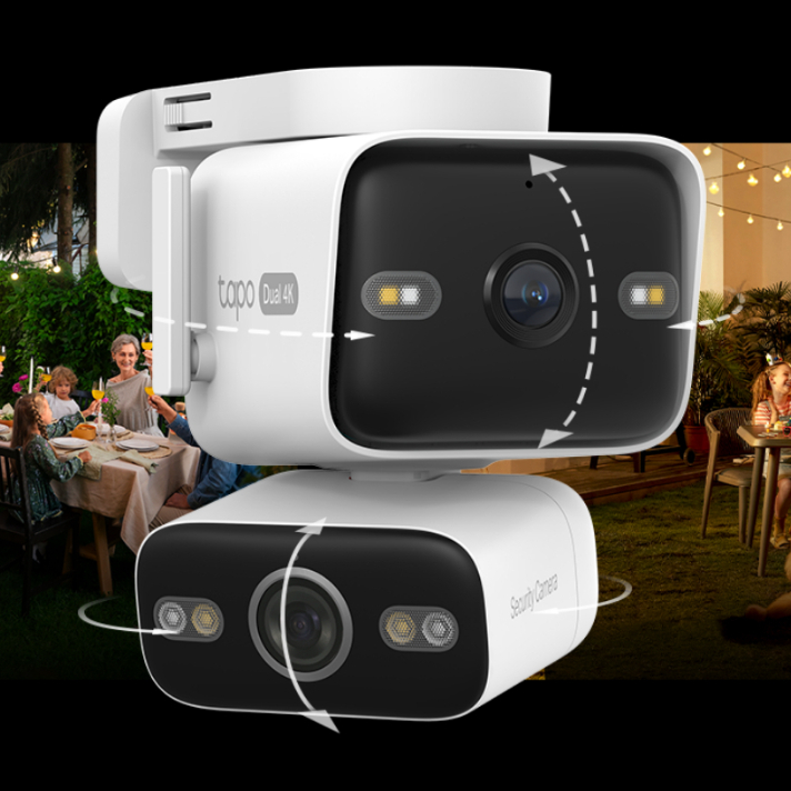 TP-Link Tapo C575D / C246D / C560WS / C320WS Indoor/Outdoor Lens Pan/Tilt Security Camera Wi-Fi