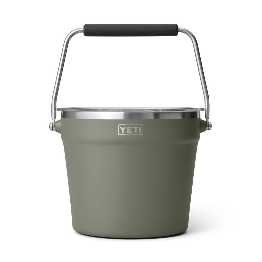 YETI ถังน้ำ+ฝา RAMBLER BEVERAGE BUCKET PAMPA GREEN