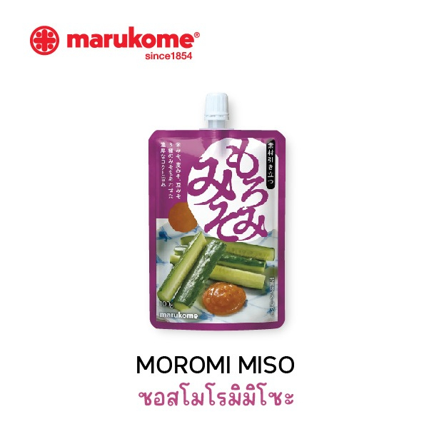 MARUKOME MOROMI MISO 100G มารุโคเมะ ซอสมิโซะสำหรับจิ้มผักสด