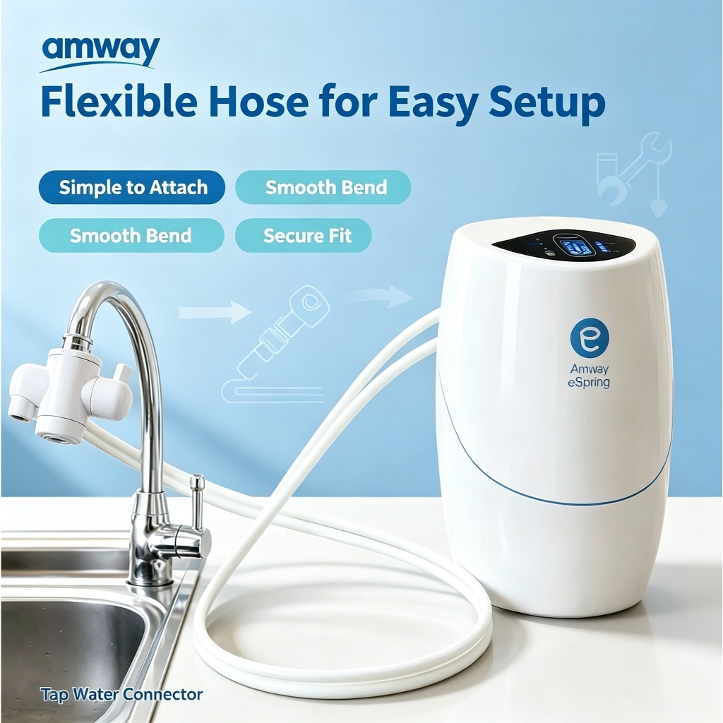 สายยางน้ำอ่อน Amway eSpring ของแท้ | นุ่มและดัดงอได้ ติดตั้งง่าย สายยางน้ำยืดหยุ่นพอดีกับเครื่องกรอง