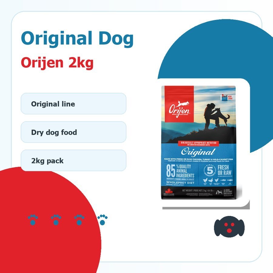 Orijen อาหารเม็ดสุนัข Original 2kg